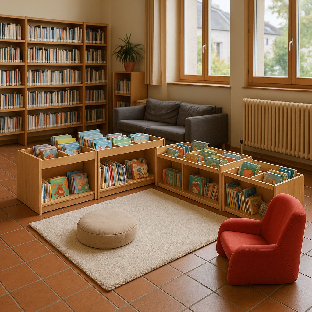 Bibliothèque avec espace petite enfance en Touraine : où aller ?