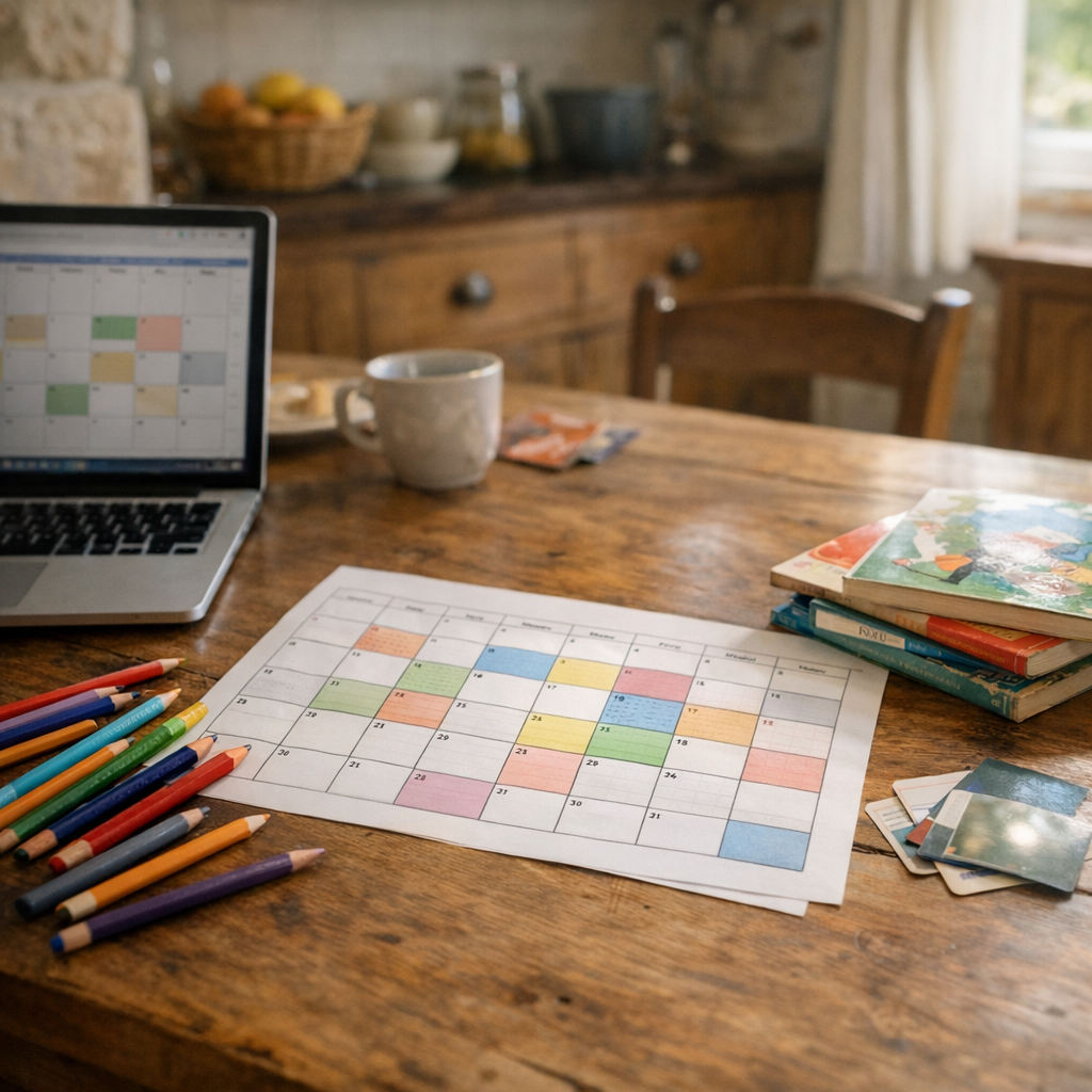Le Calendrier scolaire aide à organiser l’année en Touraine