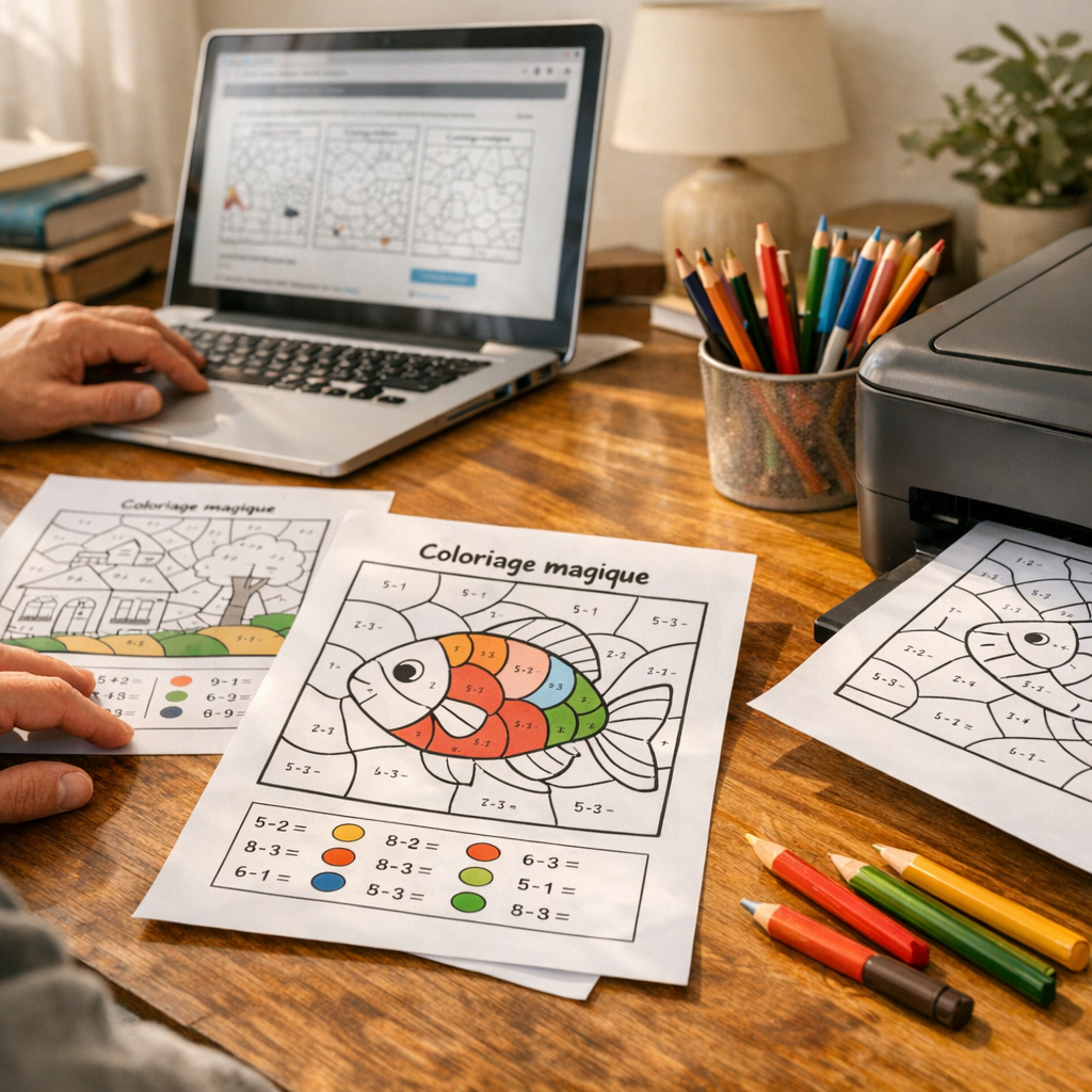 3. Où trouver un coloriage magique CE1 à imprimer en PDF&nbsp;?