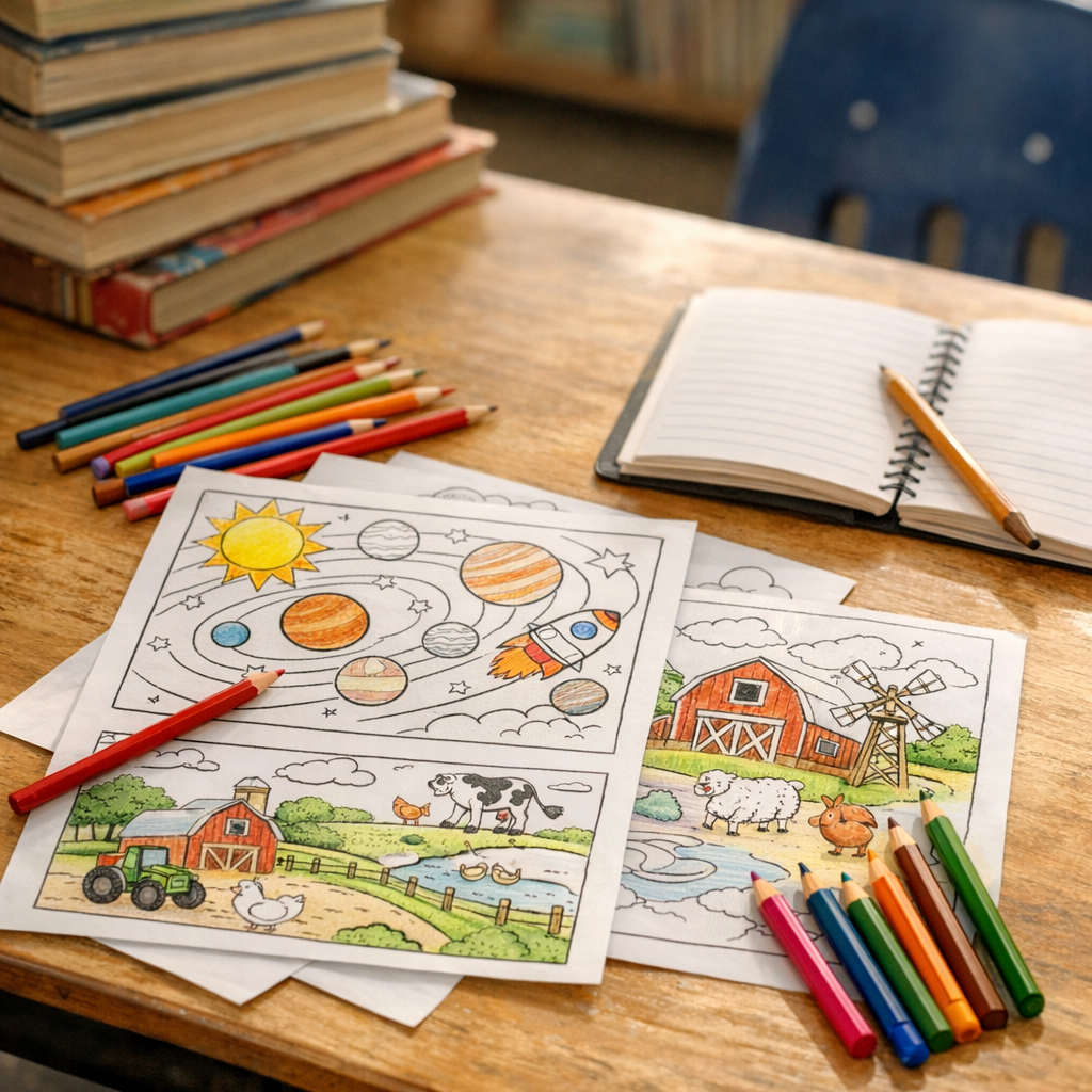 Le coloriage magique CM1 : maths, français et fiches à imprimer