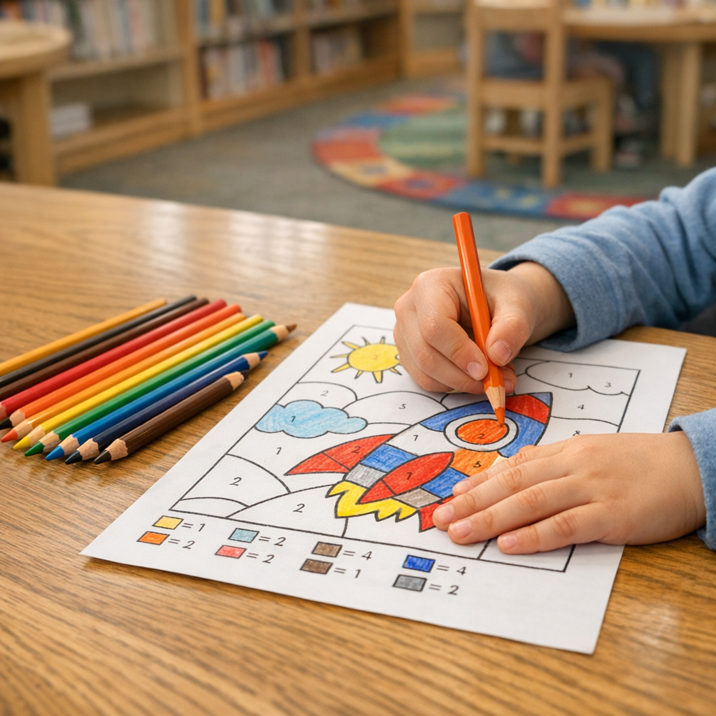 Le Coloriage magique GS : lettres, nombres et autonomie