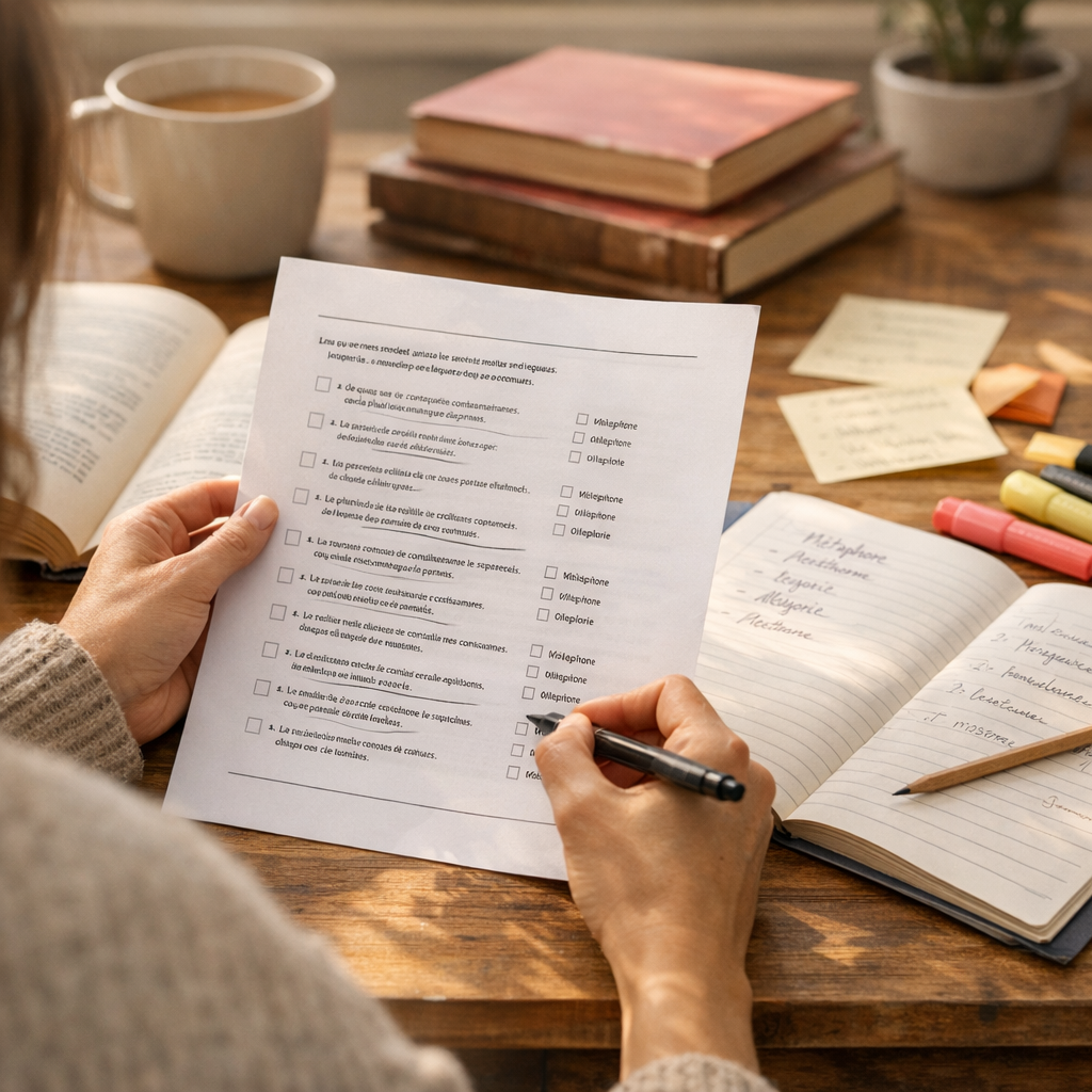 Exercice guidé&nbsp;: reconnaître les principales figures de style
