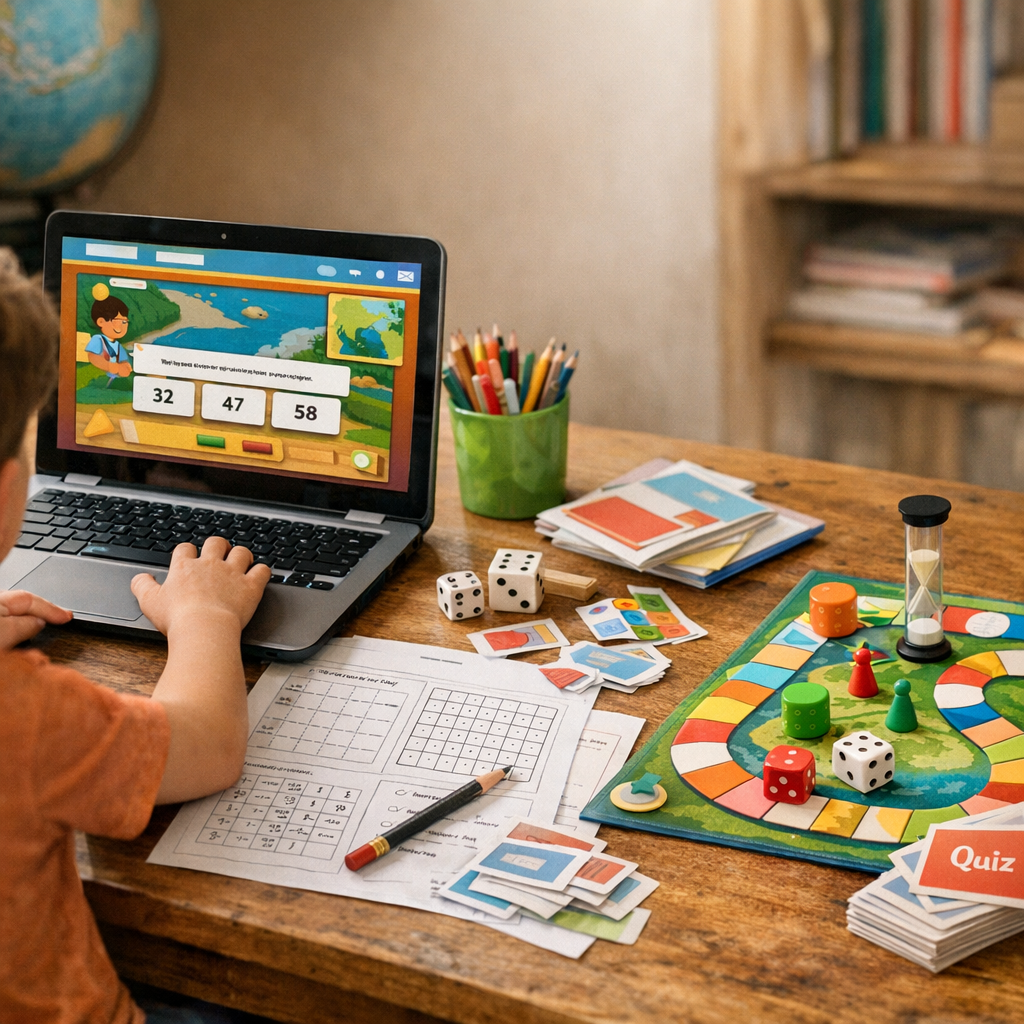 Jeux CE2 en ligne, à imprimer ou de société&nbsp;: quel format choisir&nbsp;?