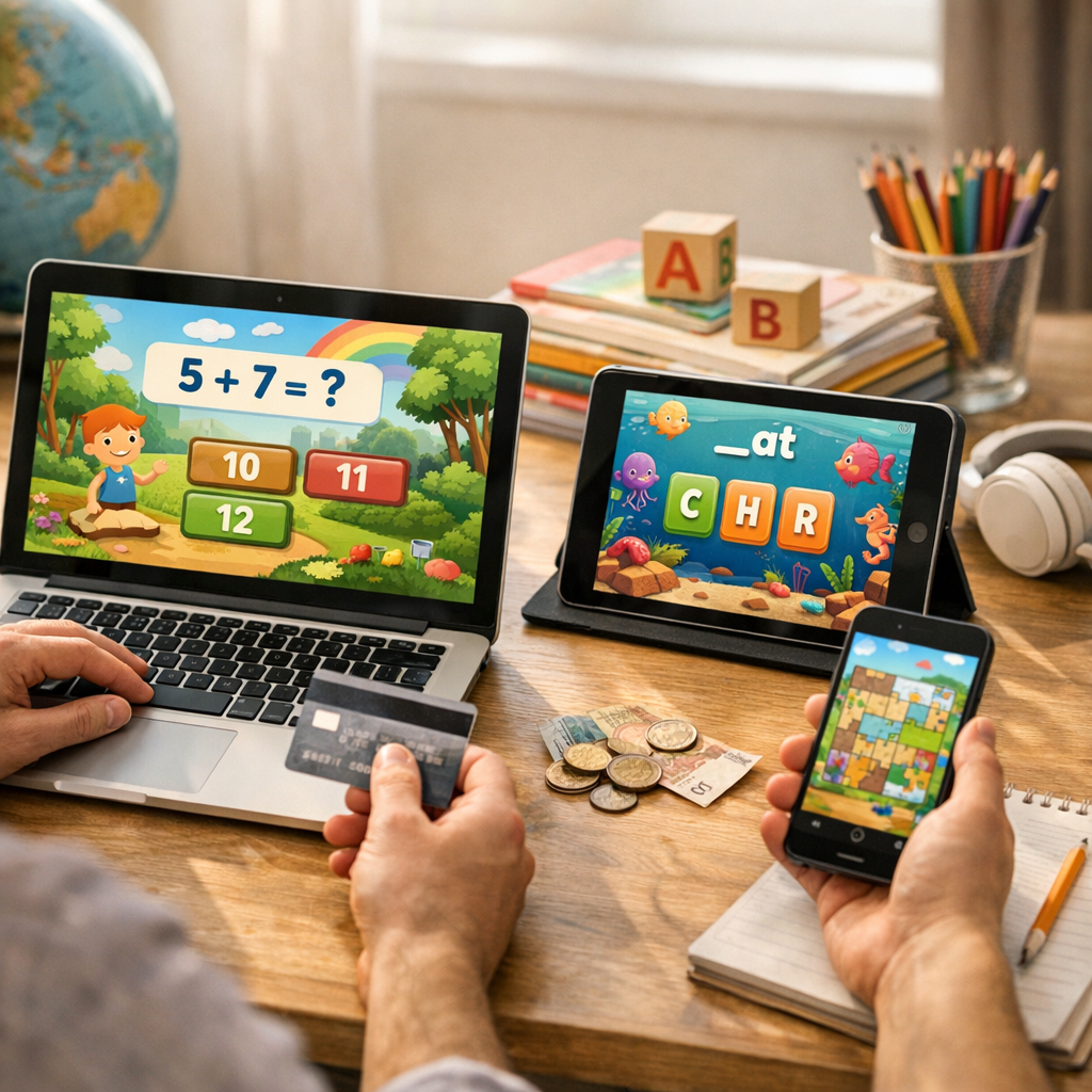 Gratuits, payants, à télécharger : combien coûtent les jeux éducatifs ?
