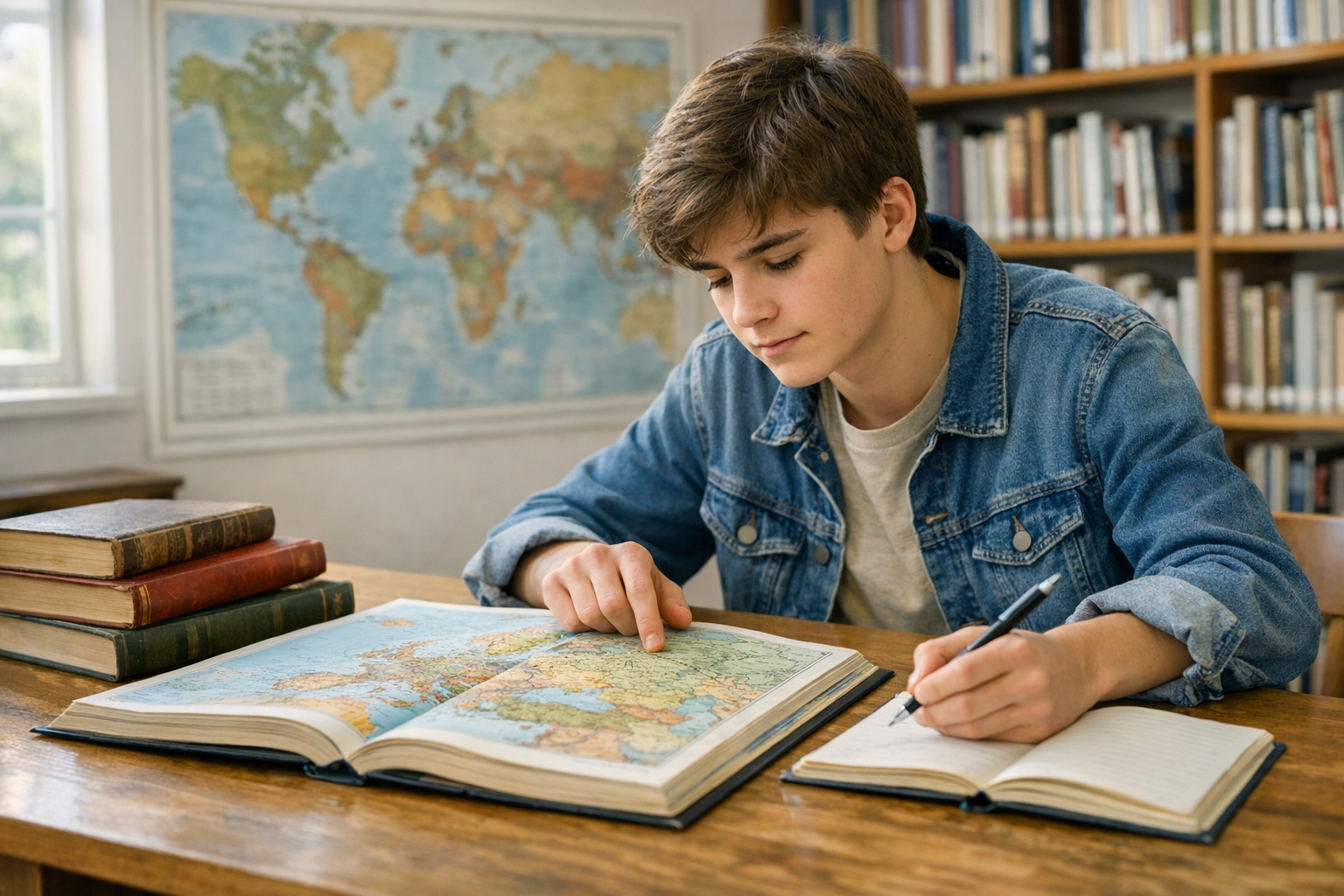 Lire l'histoire-géographie au lycée grâce aux bibliothèques