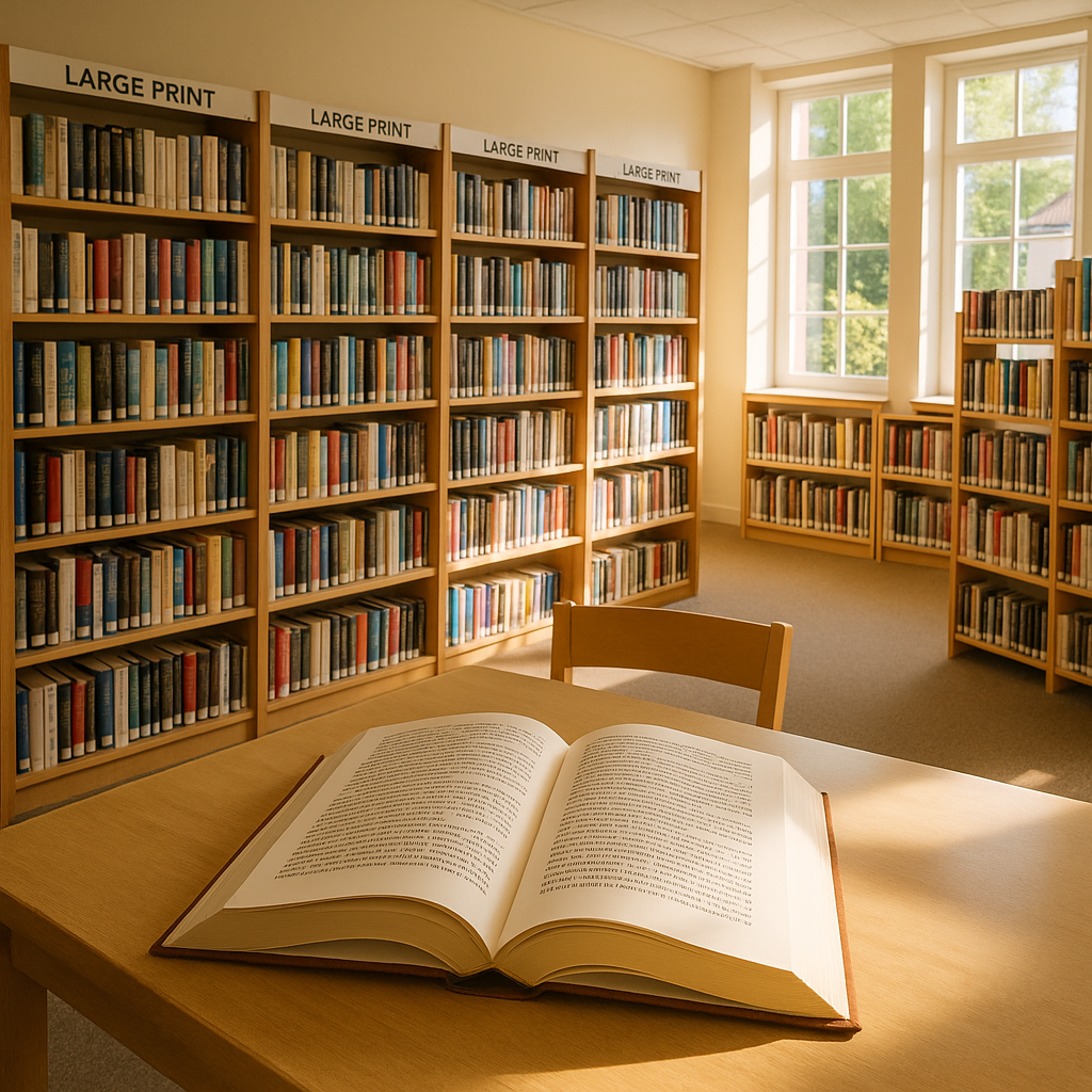 Où trouver des livres en gros caractères en Indre-et-Loire ?