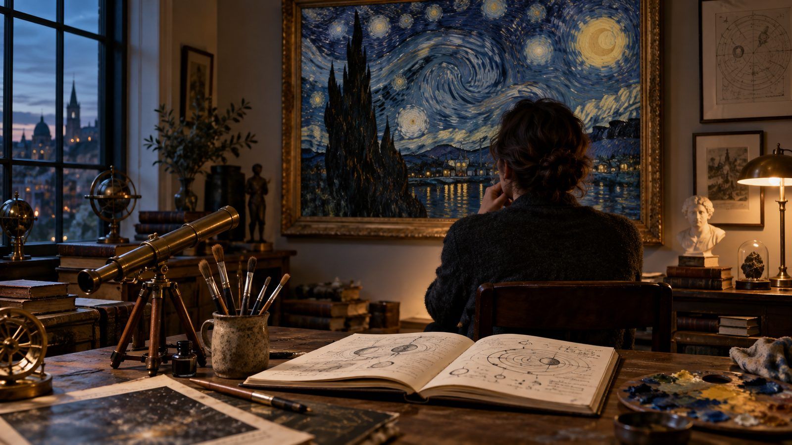 Quelle est la signification de La Nuit étoilée : tourment, espérance ou génie de la science ?